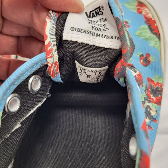 Vans Off The Wall Yoda Aloha Sneakers Shoes Men 5.5 Women 7 Limited Edition - Picture 11 of 11